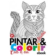 Pintar e Colorir Adultos Ed. 07 - Cats e Cia - PRODUTO DIGITAL (PDF)