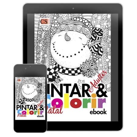 Pintar e Colorir Adultos Ed. 41 - Natal - PRODUTO DIGITAL (PDF)