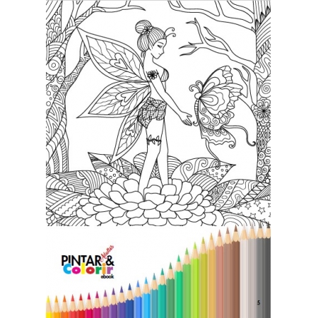 Pintar e Colorir Adultos Ed. 43 - Encantado - PRODUTO DIGITAL (PDF)