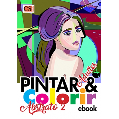 Pintar e Colorir Adultos Ed. 46 - Abstrato 2 - PRODUTO DIGITAL (PDF)
