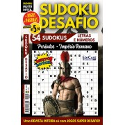 Sudoku Desafio Ed. 78 - Muito Difícil - Só Super Desafio - Com Letras e Números - Períodos - Império Romano