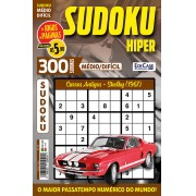 Sudoku Hiper Ed. 62 - Médio/Difícil - Só Jogos 9x9 - Período - Carros Antigos - Shelby (1967)