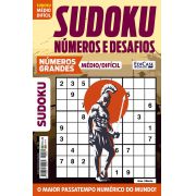 Sudoku Números e Desafios Ed. 119 - Médio/Difícil - Só Jogos 9x9 - Números Grandes - Ares/Marte