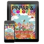 Pintar e Colorir Kids Ed. 34 - Flores - PRODUTO DIGITAL (PDF)