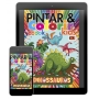 Pintar e Colorir Kids Ed. 35 - Dinossauros - PRODUTO DIGITAL (PDF)