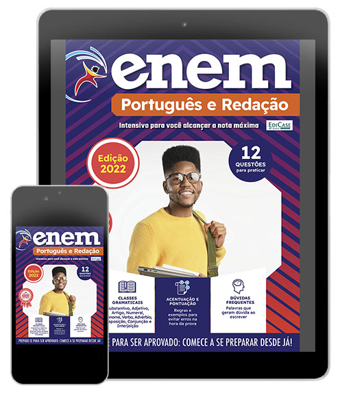 Apostila ENEM 2022 Ed. 01 - Português e Redação - PRODUTO DIGITAL (PDF)