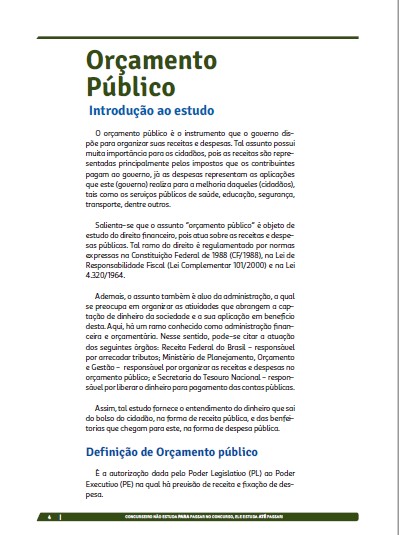 Apostilas Concursos Públicos Ed. 03 - Administração Financeira e Pública - PRODUTO DIGITAL (PDF)