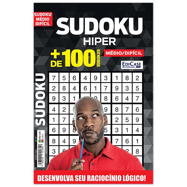Kit c/ 13 revistas de Sudoku - Nível: Médio/Difícil Ed.01