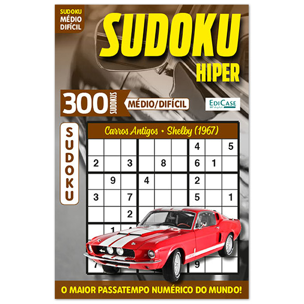 Kit c/ 13 revistas de Sudoku - Nível: Médio/Difícil Ed.01