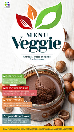 Menu Veggie Ed. 07 - Entradas, pratos principais & sobremesas - *PRODUTO DIGITAL (PDF)