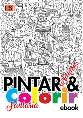 Pintar e Colorir Adultos Ed. 21 - Fantasia - PRODUTO DIGITAL (PDF)