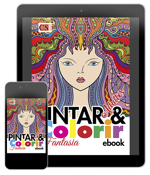 Pintar e Colorir Adultos Ed. 40 - Fantasia - PRODUTO DIGITAL (PDF)