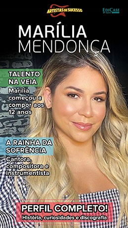 Revista Pôster - Artista de Sucesso Ed. 16 - Marília Mendonça - PRODUTO DIGITAL (PDF)