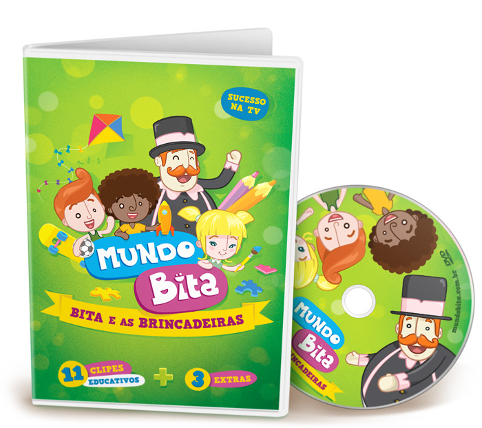 DVD BITA E AS BRINCADEIRAS  - Lojinha do Bita