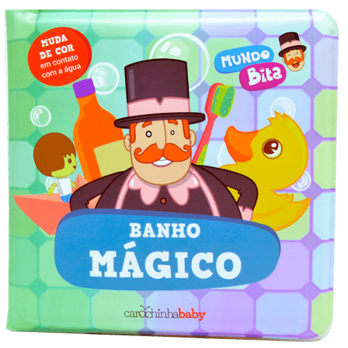 KIT Banho Mágico - Mundo Bita (Livro Banho Mágico + Barco de Banho Vinil)