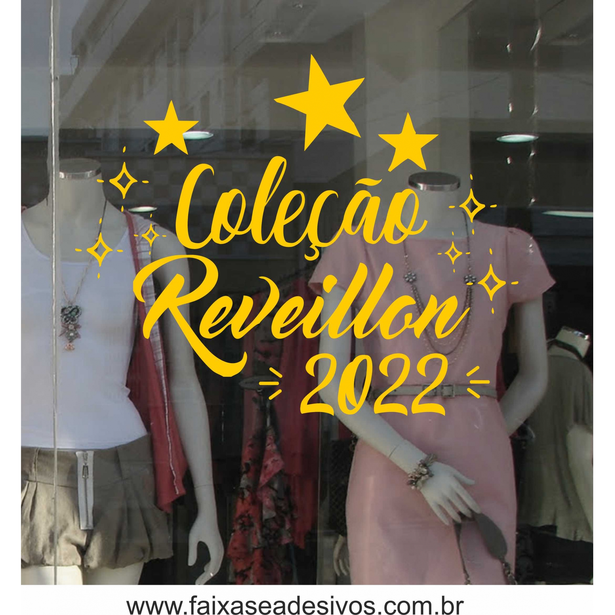 0120219 - Adesivo Coleção Reveillon - Fac Signs