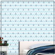 012 - Adesivo Decorativo de parede Chevron ancora - 58cm larg