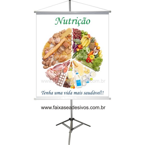 Nutrição banner 80x70cm - Fac Signs