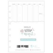 Miolo Scrap Minuto Flex - Planner - Juju Scrapbook