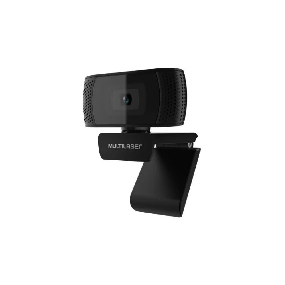 Webcam Plug & Play 1080P 4K Photos Preto Wc050 Multilaser - Sixtosix