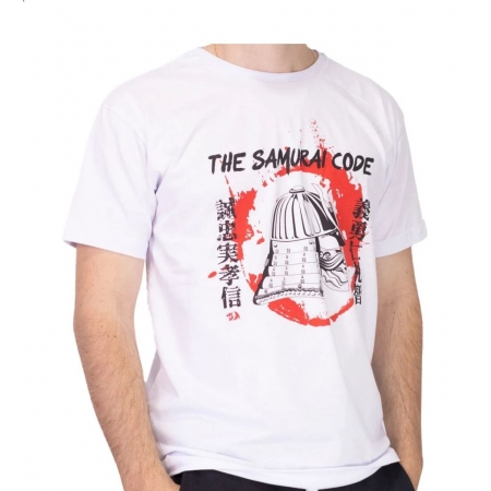 Camiseta Samurai Code G Branco 01.03.00002-2644.4G - Redragon