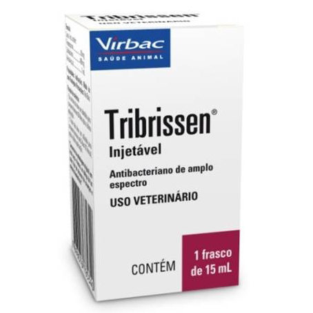 TRIBRISSEN 15ML TRIMETOPRIMA SULFADIAZINA ANTIBACTERIANO INFECÇÕES VIRBAC  - Raça Virtual
