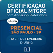Certificação Oficial Mikrotik - MTCRE com Anderson Matozinhos - Presencial
