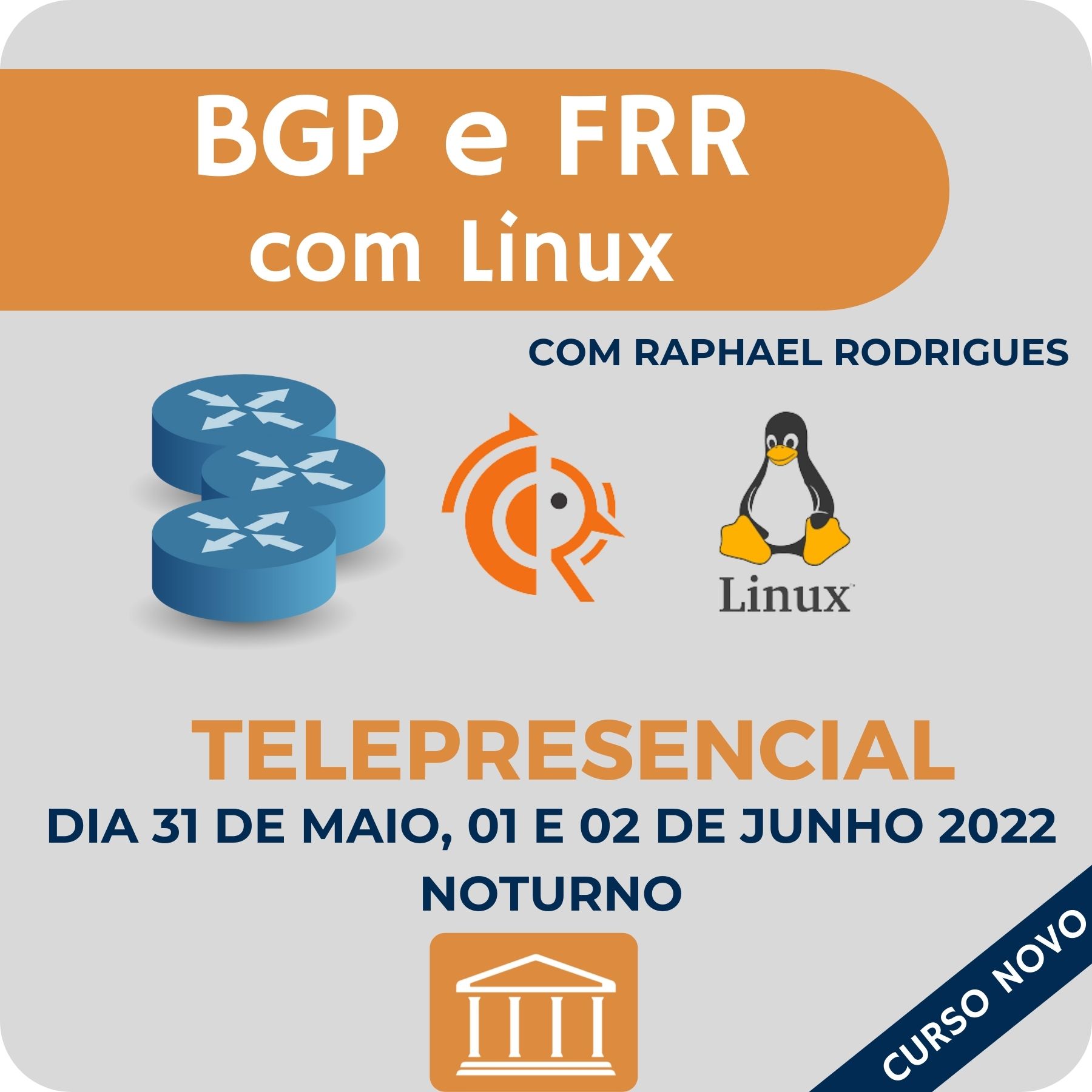 BGP e FRR - Estruturas de Roteamento Dinâmico em Linux com Raphael Rodrigues  - Voz e Dados Academy