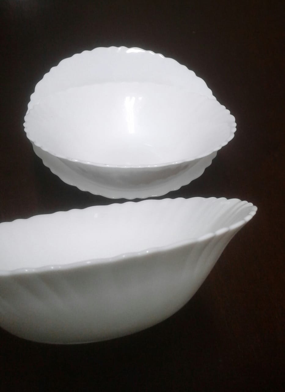 Kit Tigela de Vidro Sobremesa 3 pçs  Bowl Consomê Cumbuca 6,5 cm 