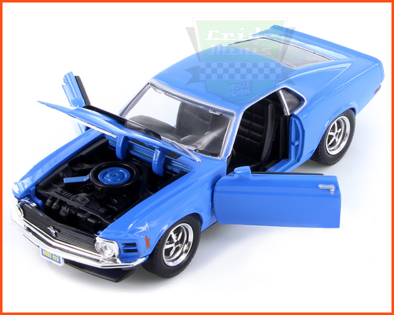 Ford Mustang BOSS 429 Azul 1970 - escala 1/24