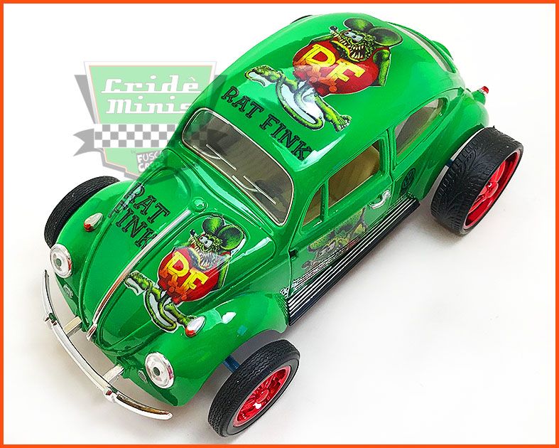 Fusca VW Monster Rat Fink - Customizado - escala 1/24