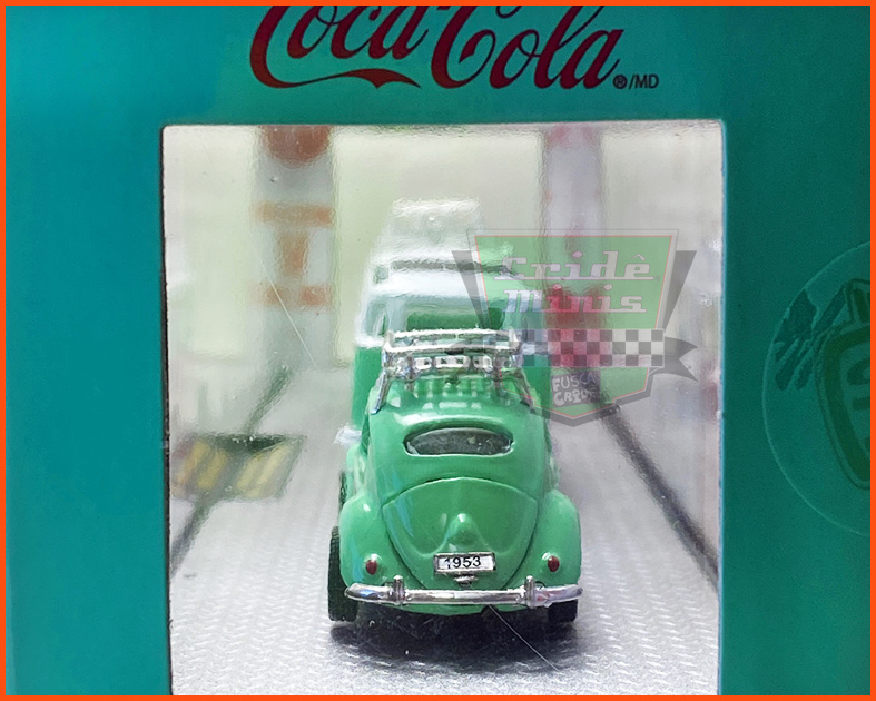 M2 Coca Cola VW Kombi DeLuxe USA 1959 &amp; Fusca DeLuxe USA 1953 - escala 1/64