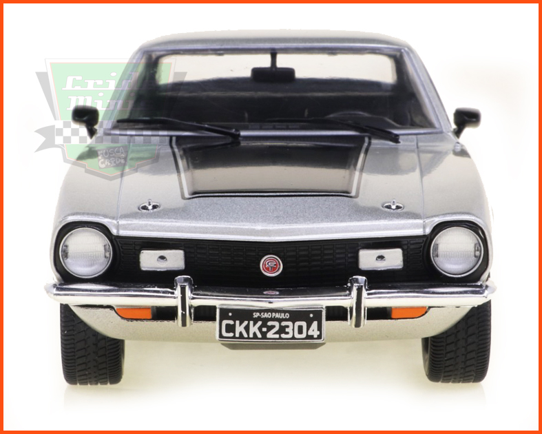 Maverick GT 1974 Prata - Carros Nacionais - escala 1/24