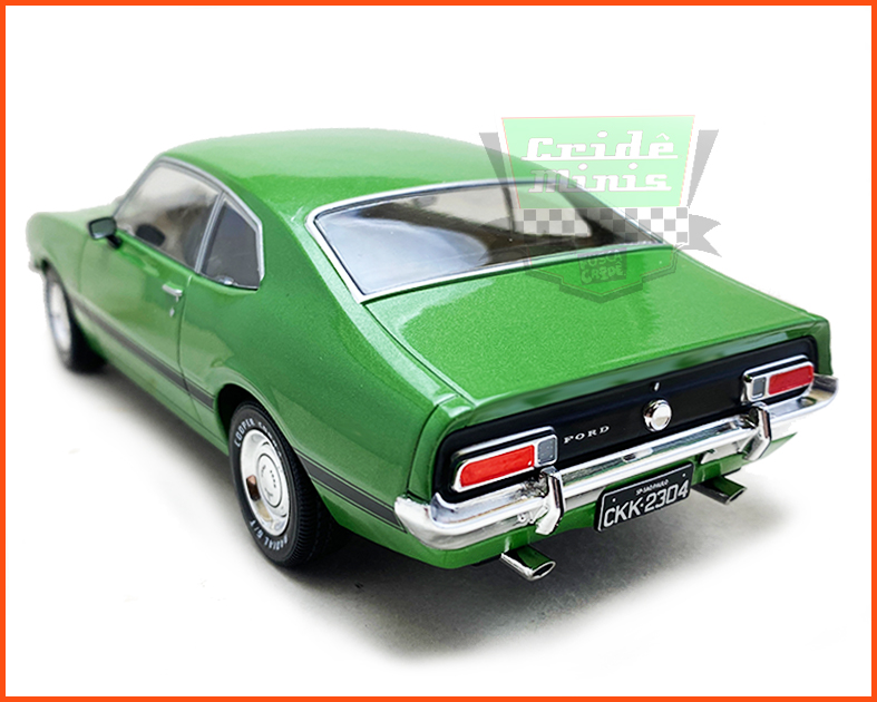 Maverick GT 1974 Verde - Carros Nacionais - escala 1/24