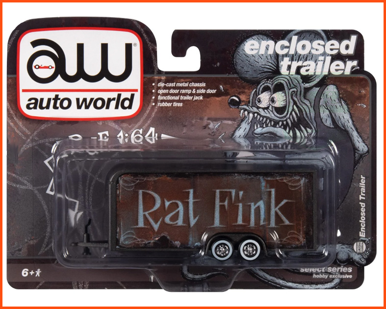 Rat Fink Enclosed Trailer - escala 1/64