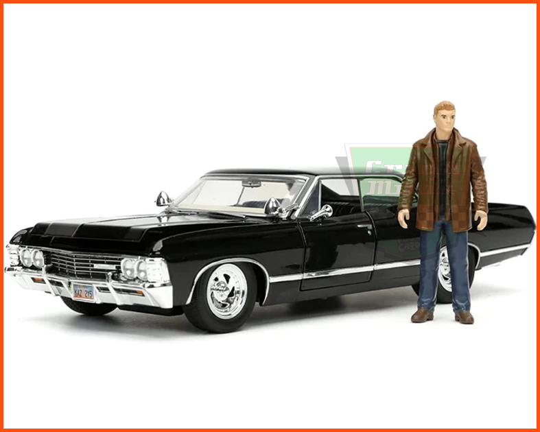 Supernatural Impala SS 1967 & Dean Winchester ( com figura) - Escala 1/24