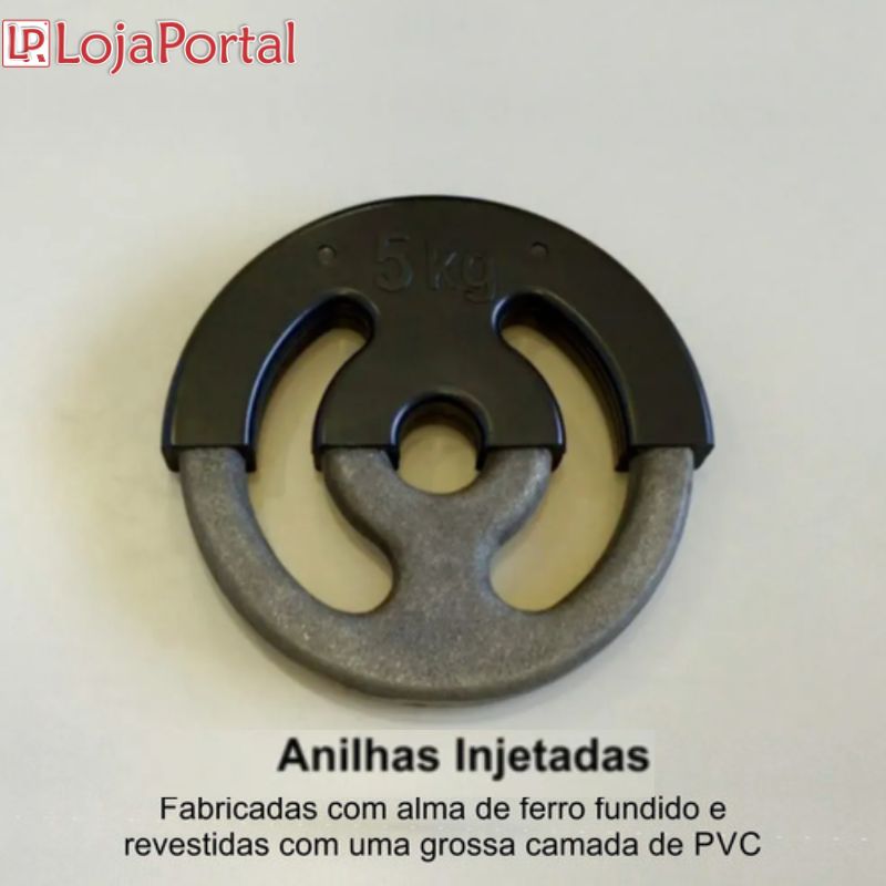 Anilha Injetada 10Kg - Loja Portal