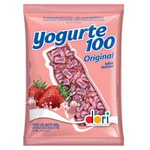 Bala Mastigável Yogurte 100 - 600g - Dori - Extra Festas