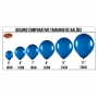 Balão de Látex Roxo - 7 Polegadas - 50 Unidades