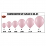 Balão de Látex Rosa Claro - 8 Polegadas - 50 Unidades