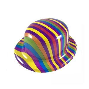 Chapéu Coquinho Estampado Colorido para Festas - 10 Unidades