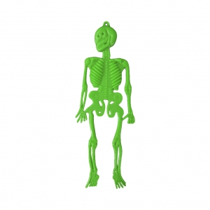 Esqueleto Halloween Neon Kit com 12 Unidades