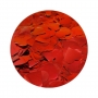 Lança Confete Chuva de Corações Vermelhos Metalizados - 30cm