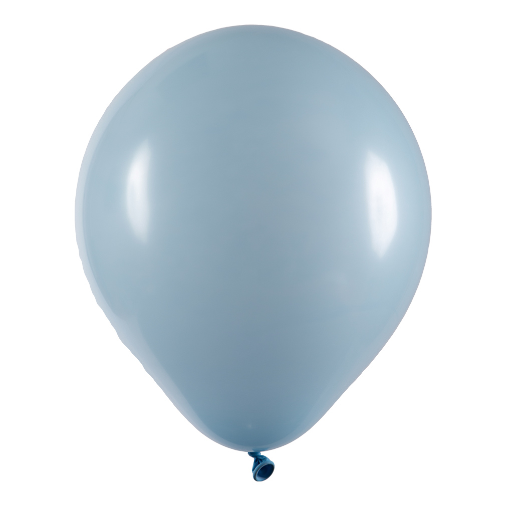 Balão de Látex Azul Claro - 9 Polegadas - 50 Unidades