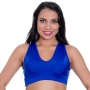 Top Feminino Suplex Nadador Liso Azul - DM702