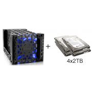 HD + Case Icy Dock Black Vortex 8TB