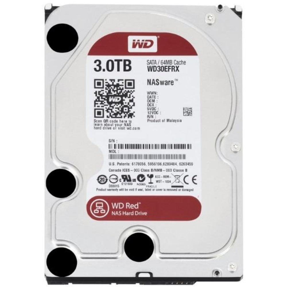 HD WD Red 3.5" 3TB  - Rei dos HDs