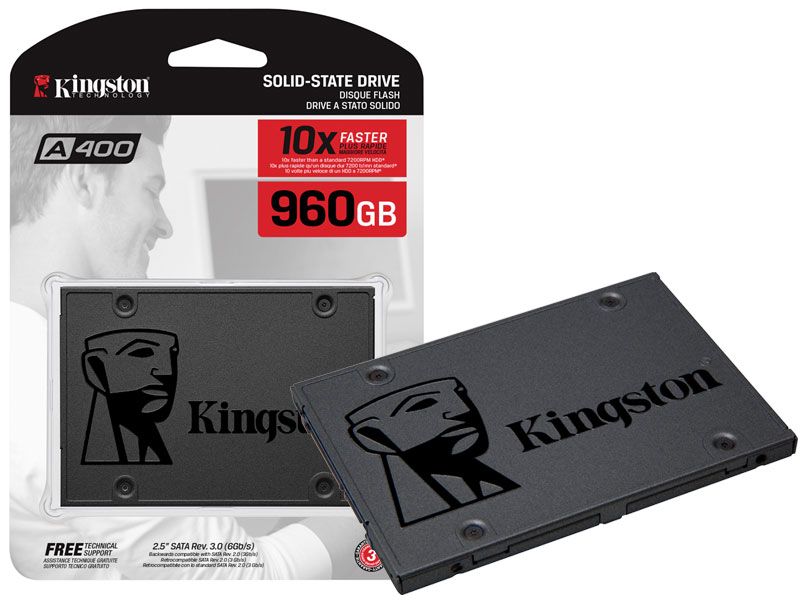 SSD Kingston A400 960GB - Rei dos HDs