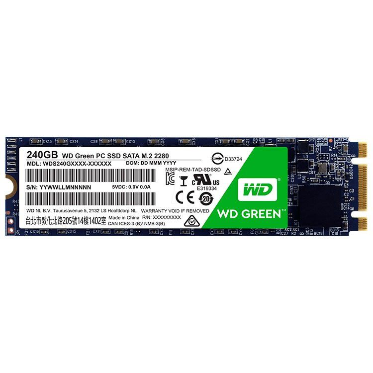 SSD WD Green M2 240GB  - Rei dos HDs