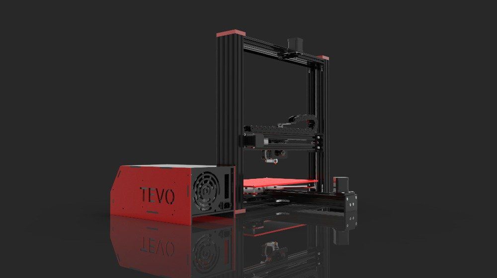 Impressora 3d Tevo Viuva Negra 370*250*300mm C/ Bl Sensor Touch